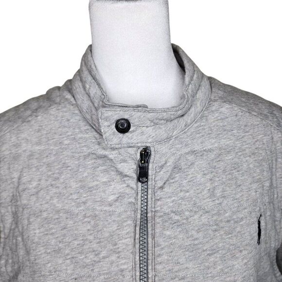 Polo Ralph Lauren Quilted Vest Full Zip Pockets Pony Logo Mens Size XL Gray - Picture 5 of 11
